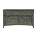 Homelegance Furniture Garcia 6 Drawer Dresser in Gray 2046-5 image