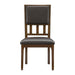 Homelegance Frazier Park Side Chair in Dark Cherry (Set of 2) image