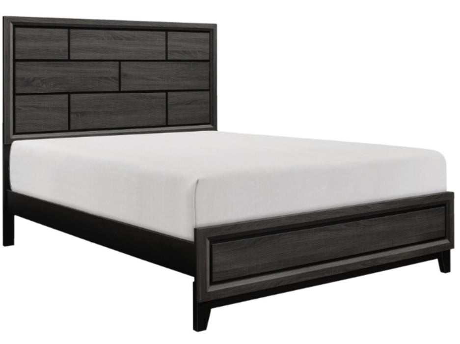 Homelegance Davi King Panel Bed in Gray 1645K-1EK*