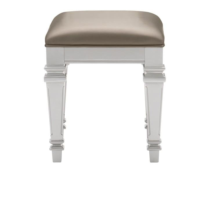 Homelegance Avondale Vanity Stool in Silver 1646-14 image