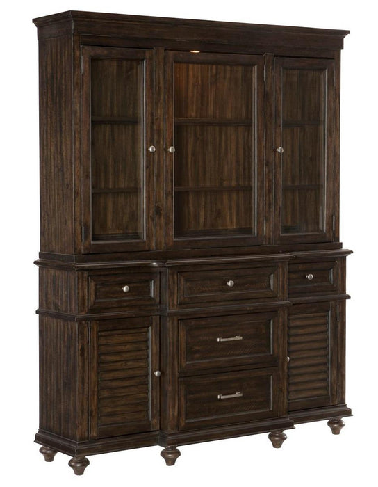 Homelegance Cardano Buffet & Hutch in Charcoal 1689-50*