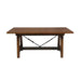 Homelegance Holverson Dining Table in Rustic Brown 1715-94 image