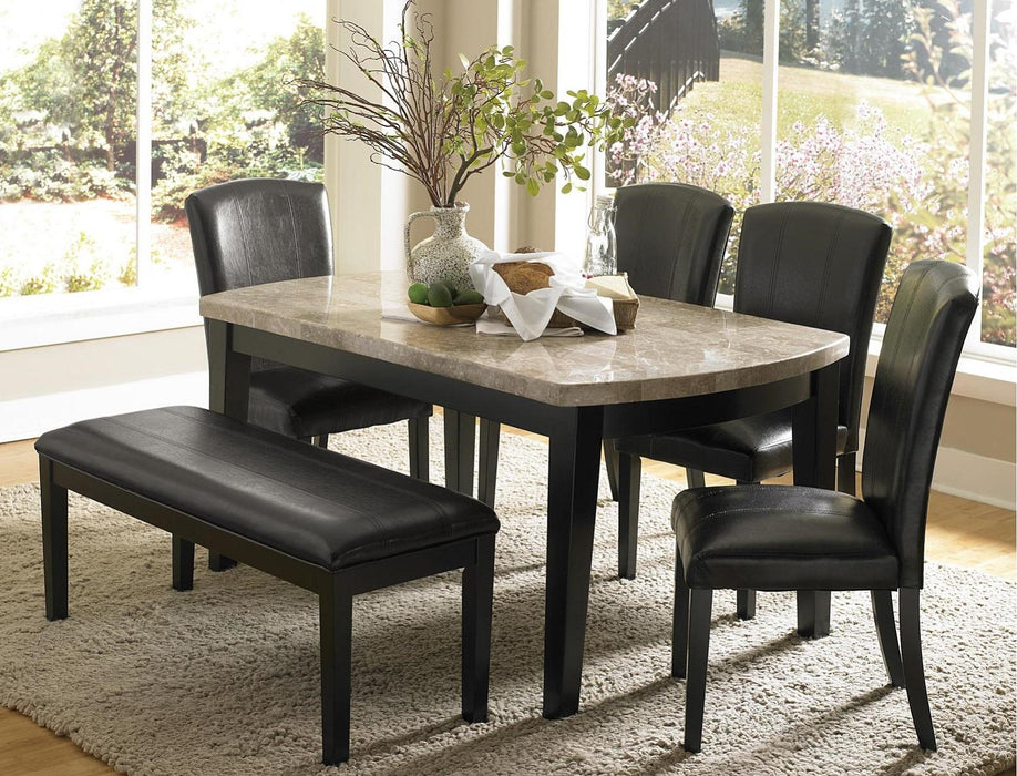 Homelegance Cristo Dining Table in Dark Espresso 5070-64