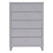 Homelegance Wellsummer 5 Drawer Chest in Gray 1803GY-9 image