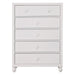 Homelegance Wellsummer 5 Drawer Chest in White 1803W-9 image