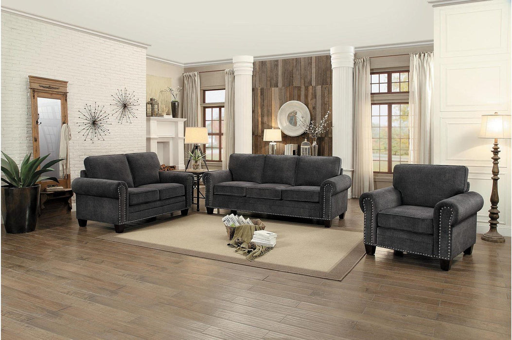 Homelegance Furniture Cornelia Chair in Dark Gray 8216DG-1