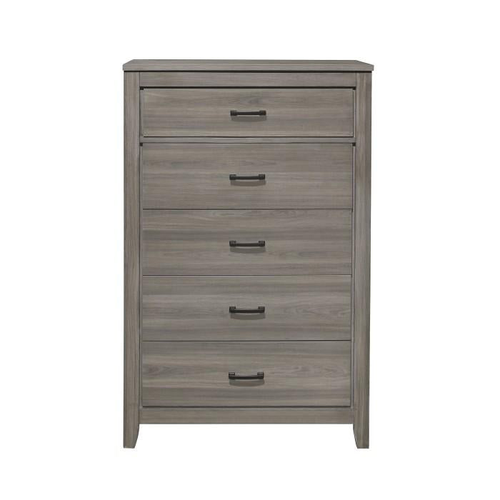 Homelegance Waldorf 5 Drawer Chest in Dark Gray 1902-9 image