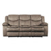 Homelegance Furniture Bastrop Double Reclining Sofa in Brown 8230FBR-3 image