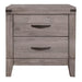 Homelegance Woodrow 2 Drawer Nightstand in Gray 2042-4 image