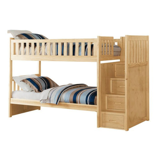 Homelegance Bartly Bunk Bed w/ Reversible Storage in Natural B2043SB-1* image