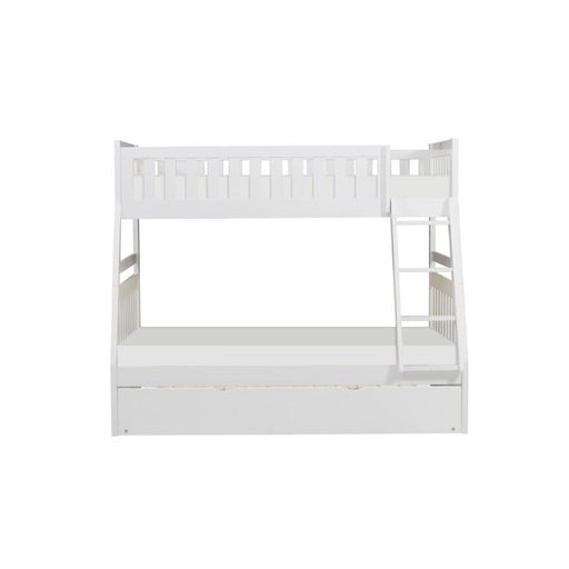 Homelegance Galen Twin/Full Bunk Bed w/ Twin Trundle in White B2053TFW-1*R image