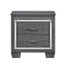 Homelegance Allura Nightstand in Gray 1916GY-4 image