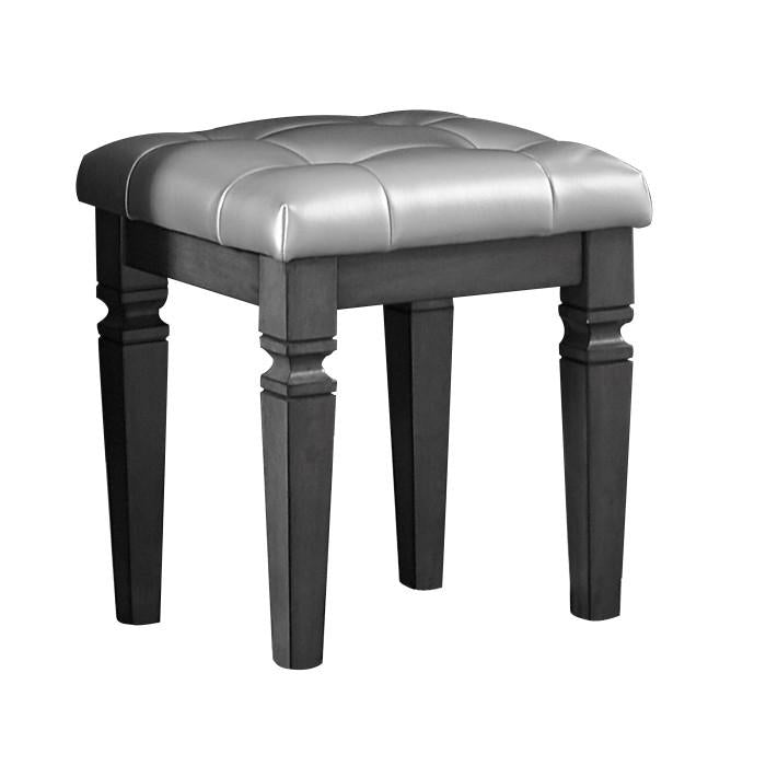 Homelegance Allura Vanity Stool in Gray 1916GY-14 image