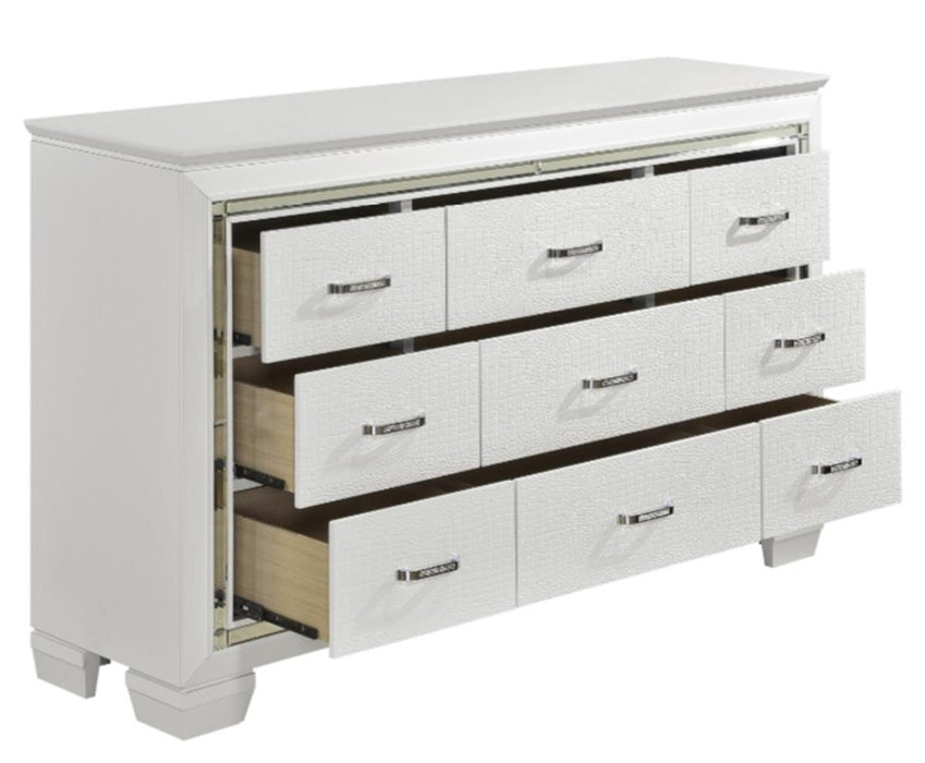 Homelegance Allura Dresser in White 1916W-5