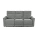 Homelegance Furniture Edition Power Double Lay Flat Reclining Sofa in Dove Grey 9804DV-3PWH image