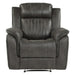 Homelegance Furniture Centeroak Reclining Chair in Gray 9479BRG-1 image