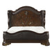 Homelegance Royal Highlands Queen Upholstered Panel Bed in Rich Cherry 1603-1 image