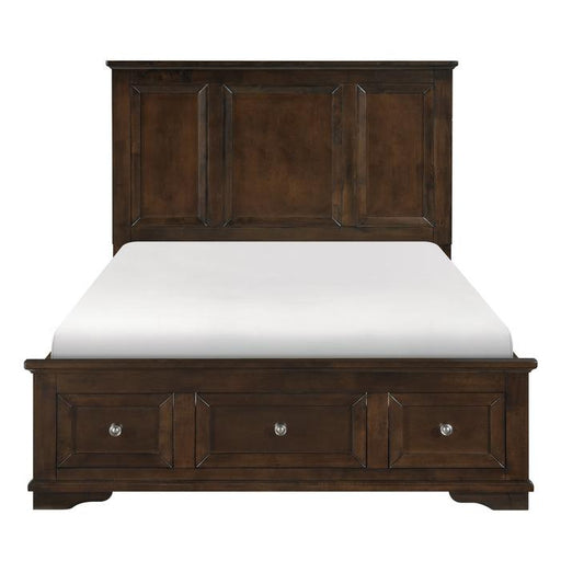 Homelegance Eunice Queen Platform Bed with Footboard Storage in Espresso 1844DC-1* image