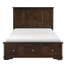 Homelegance Eunice Queen Platform Bed with Footboard Storage in Espresso 1844DC-1* image