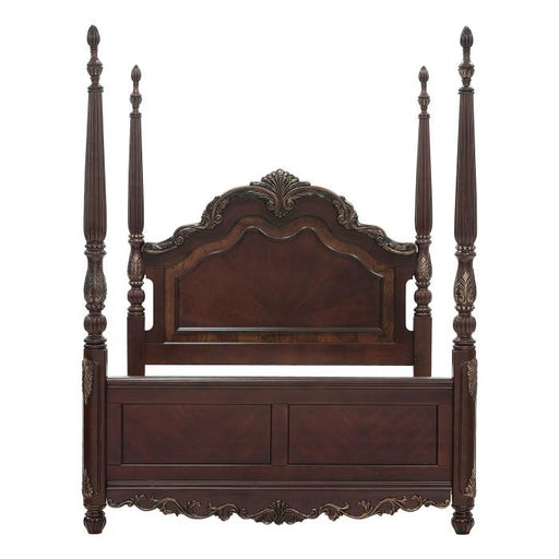 Homelegance Deryn Park Queen Poster Bed in Cherry 2243-1* image