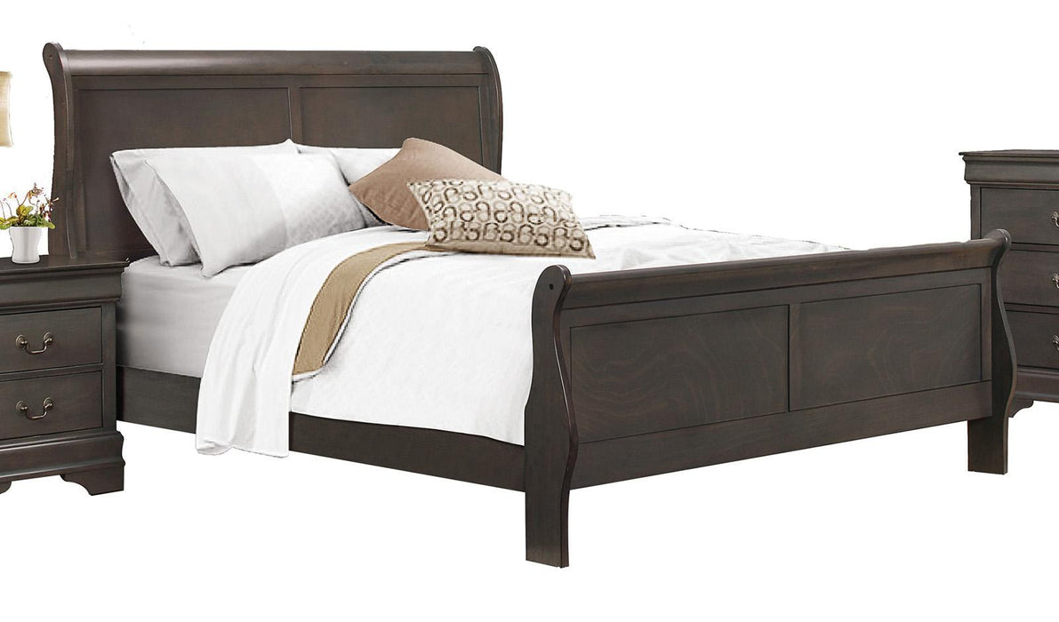 Mayville Queen Sleigh Bed in Gray 2147SG-1