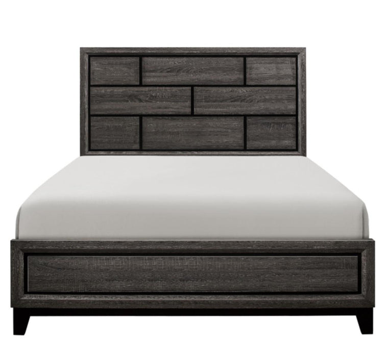 Davi Full Panel Bed in Gray 1645F-1*