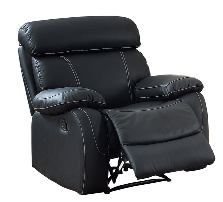 Pendu Reclining Chair in Black 8326BLK-1