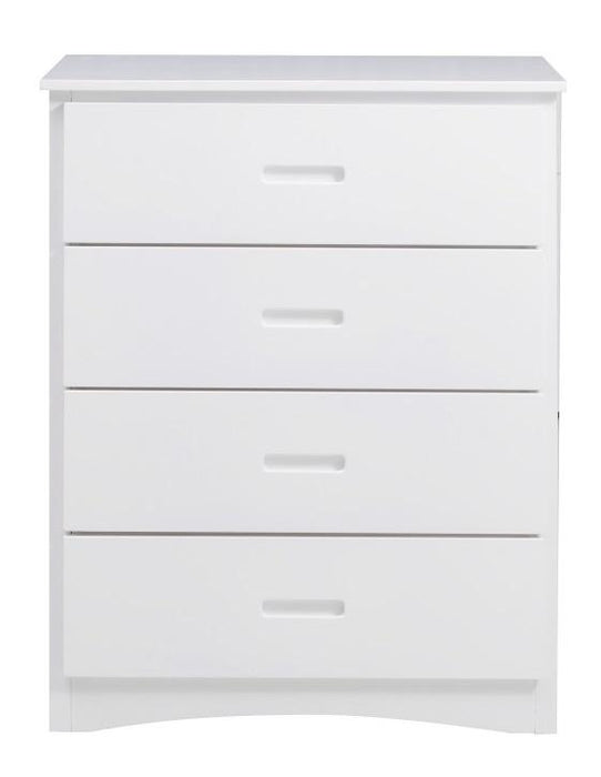 Galen 4 Drawer Chest in White B2053W-9
