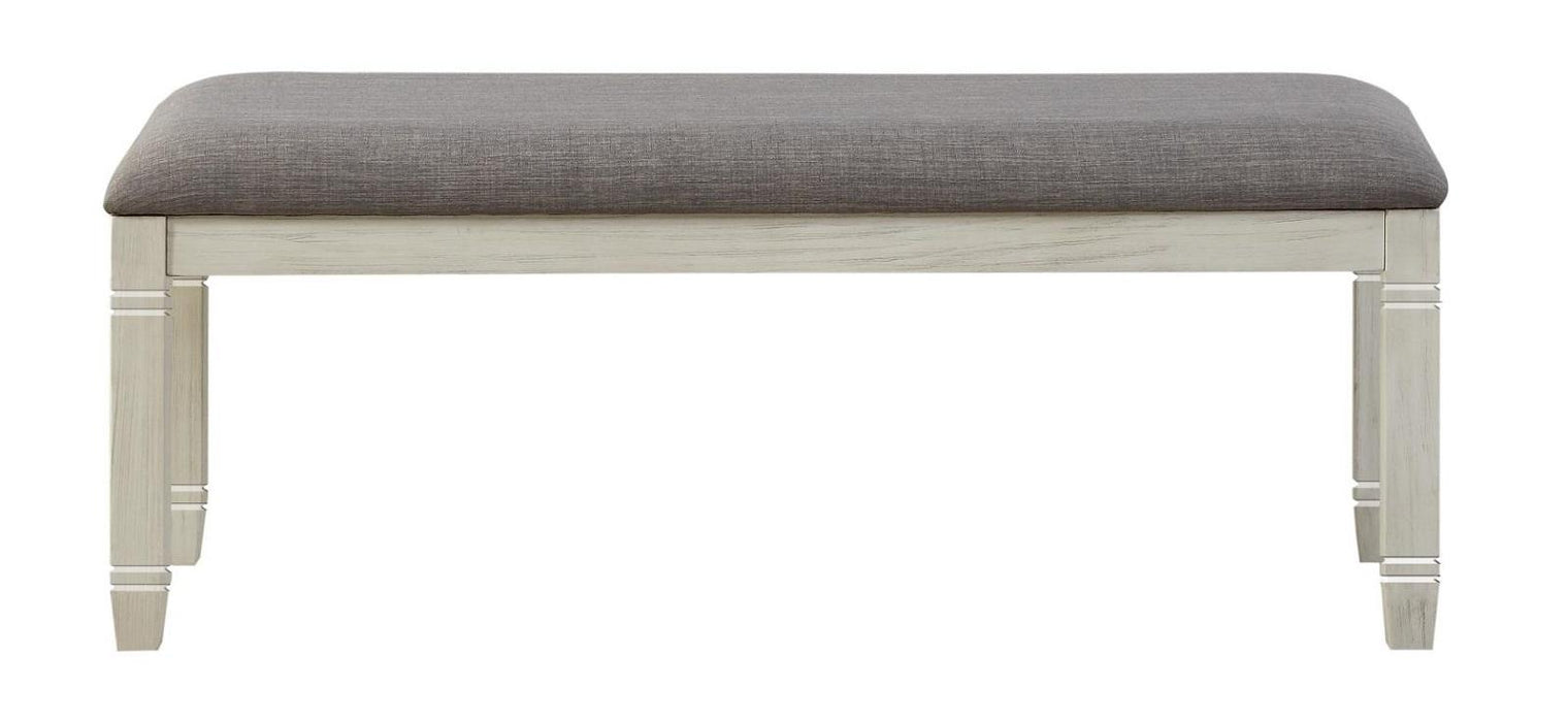 Granby Bench in Antique White 5627NW-13