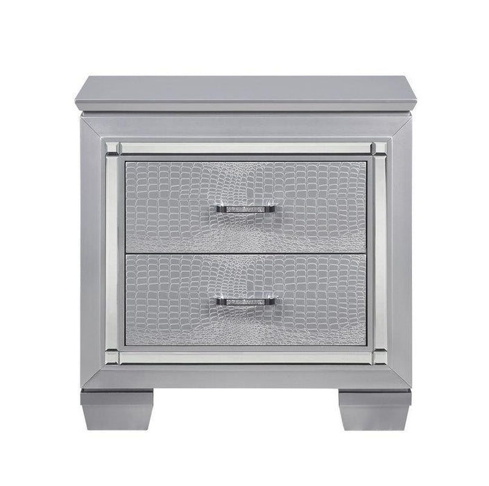 Allura Nightstand in Silver 1916-4