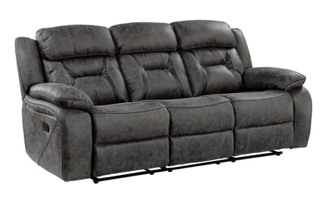 Madrona Hill Double Reclining Sofa in Gray 9989GY-3