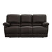 Homelegance Furniture Cassville Double Reclining Sofa in Dark Brown 8403-3 image