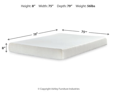 Chime 8 Inch Memory Foam Mattress in a Box