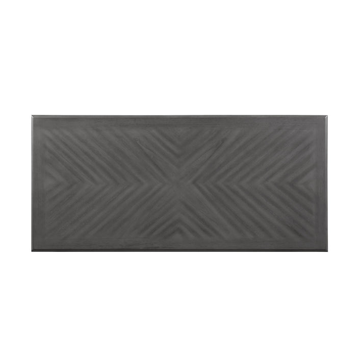 AMY  60" COUNTER TABLE+CHAIRS W/STG  (5 PCS)  -GRAY