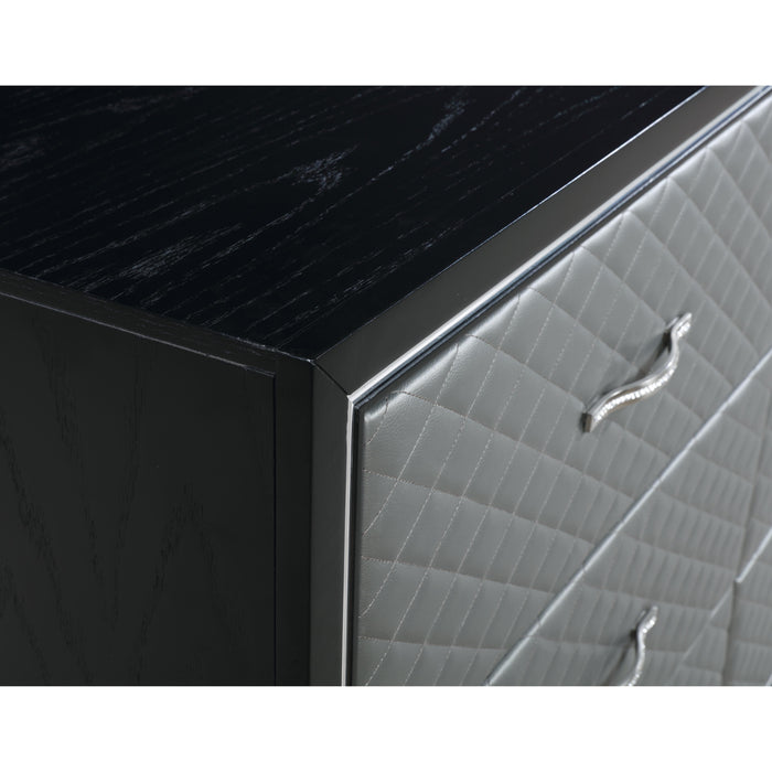 LUXOR DRESSER-BLACK/SILVER