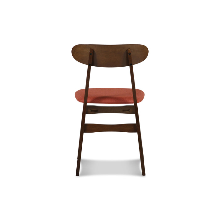 MOROCCO DINING CHAIR W/ORANGE SEAT CUSHION