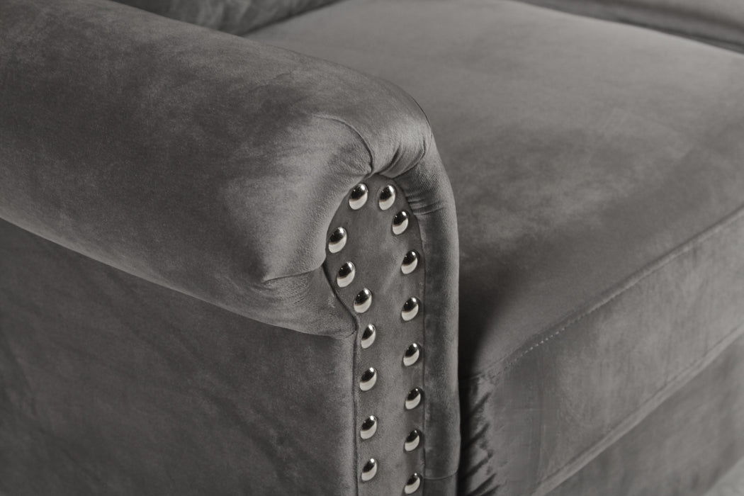 ALANI SOFA-SLATE GRAY