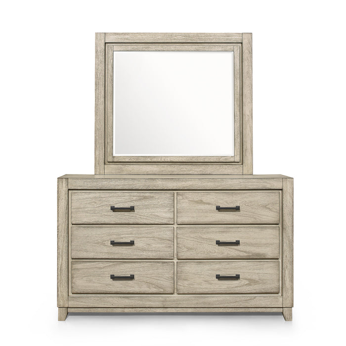 ASHLAND MIRROR-RUSTIC WHITE