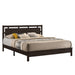 GEMINI 6/6 EK PANEL BED-HB/FB/RAILS-MERLOT image