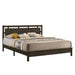 GEMINI 6/6 EK PANEL BED-HB/FB/RAILS-GRAY image