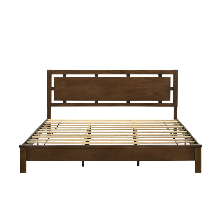 GEMINI 6/6 EK PANEL BED-HB/FB/RAILS-NATURAL