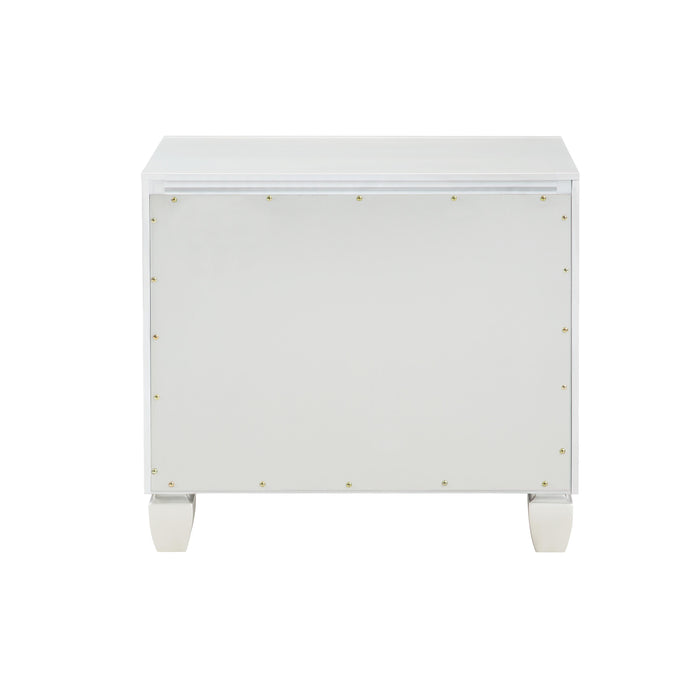 HARLEQUIN NIGHTSTAND-PLATINUM