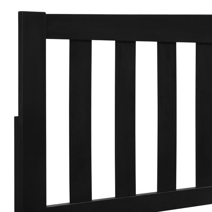 LEO 4/6 F SLAT BED-HB/FB/RAILS-BLACK