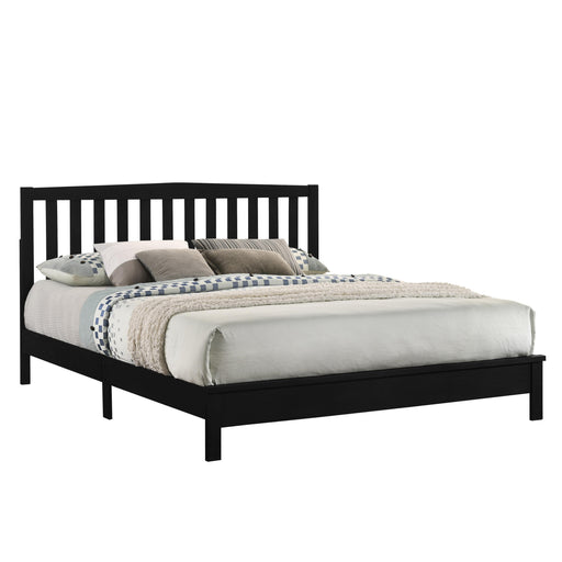 LEO 6/6 EK SLAT BED-HB/FB/RAILS-BLACK image