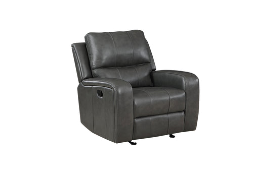 LINTON LEATHER GLIDER RECLINER W/ PWR FR-GRAY image