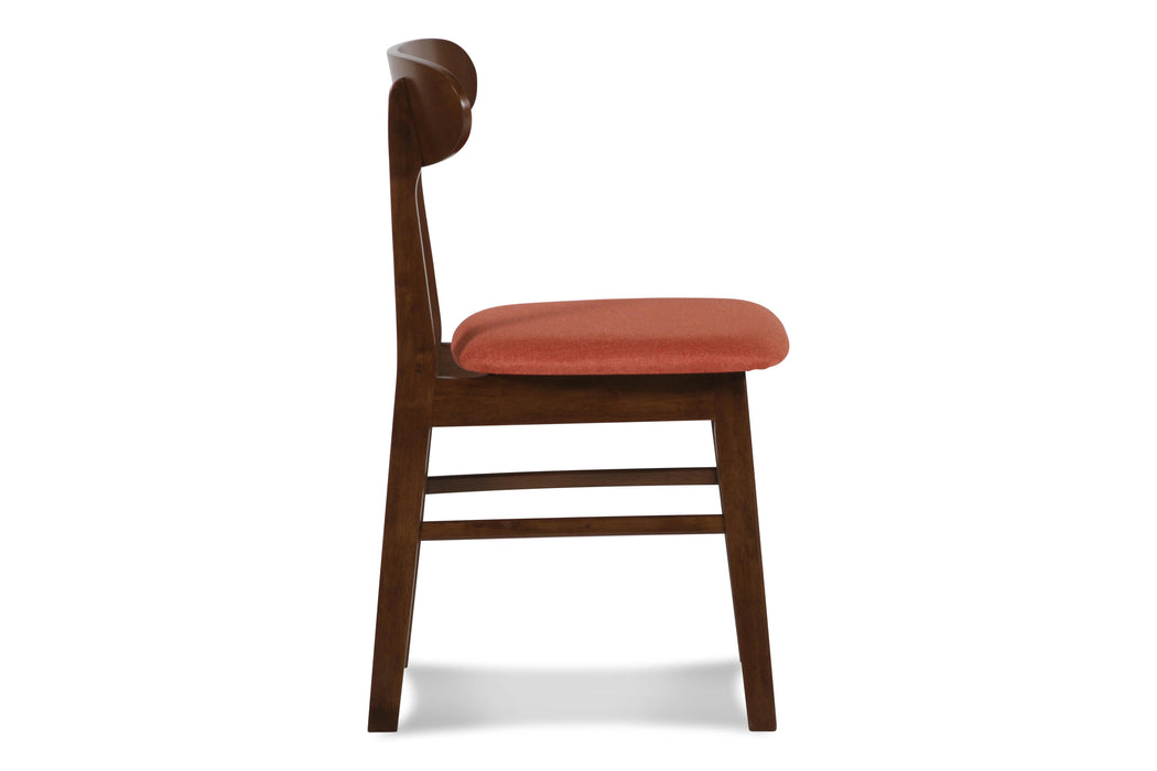 MOROCCO DINING CHAIR W/ORANGE SEAT CUSHION