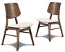 OSCAR WOOD BACK CHAIR - WALNUT, 2 PC PER CARTON image