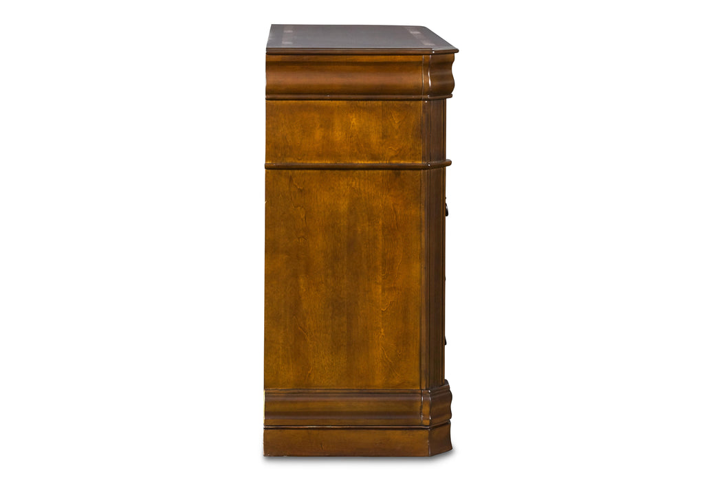 SHERIDAN MEDIA CHEST- BURNISHED CHERRY