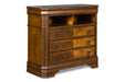 SHERIDAN MEDIA CHEST- BURNISHED CHERRY image