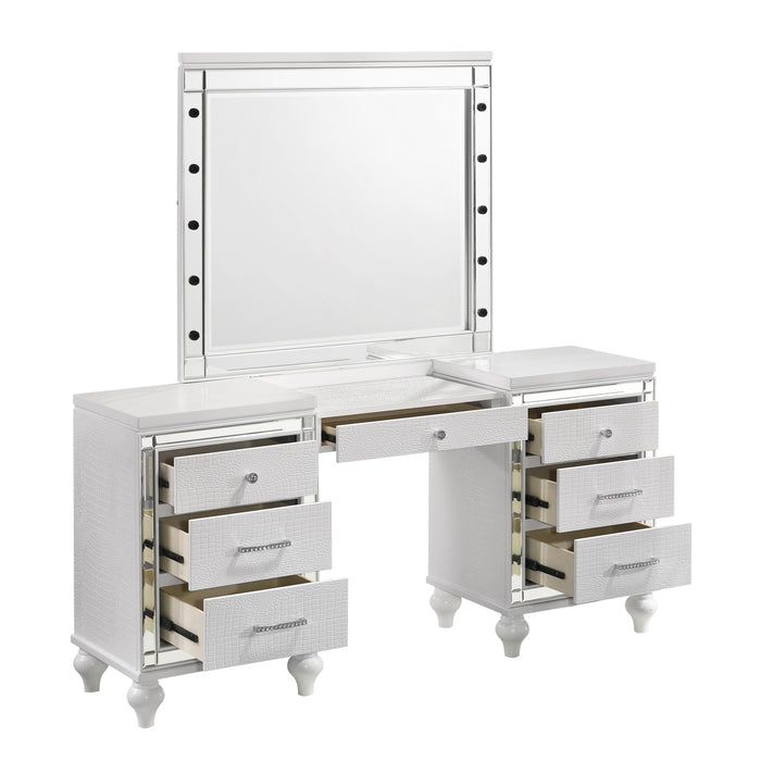 VALENTINO VANITY TABLE-WHITE